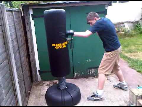 Free standing punch bag