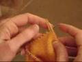 Short Row Heel with YOs, Part 1