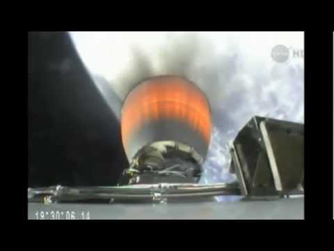 Rocket Launch - Falcon 9 delivers Dragon to Orbit en-route to ISS