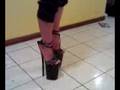 Me wearing super platforms