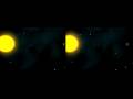 Stereoscopic 3-D Solar System (Crosseye)