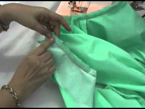 how to attach t shirt collar