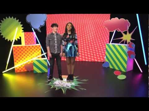 nominee - House of Anubis stars Brad Kavanagh and Alexandra Shipp run down all the UK nominees for the Kids Choice Awards 2013.