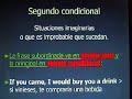 Primer, segundo y tercer condicional