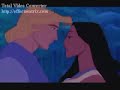 pocahontas
colours of wings - l'air du vent
by ptiiitcoeur and me in french.

paroles:

nati0007:
autrement dit , diff�rents de vous.
pour toi, je suis l'ignorante sauvage
tu me parles de ma diff�rence, je crois sans malveillance
mais si dans ton langage, tu emploies le mot sauvage
c'est que tes yeux sont remplis de nuages, de nuages.

ptiiitcoeur :
tu crois que la terre t'appartient toute enti�re
pour toi, ce n'est qu'un tapis de poussi�re 
moi je sais que la pierre, l'oiseau et les fleurs 
ont une vie, ont un esprit et un coeur.

nati0007 :
pour toi l'�tranger ne porte le nom d' homme 
que s'il te ressemble et pense � ta fa�on
mais en marchant dans ses pas, tu te questionnes
es-tu s�r, au fond de toi, d'avoir raison ?

both :
comprends-tu le chant d'espoir du loup qui meurt d'amour ? 
les pleurs du chat sauvage au petit jour ? 
entends-tu chanter les esprits de la montagne ?
peux-tu peindre en milles couleurs l'air du vent ? 
peux-tu peindre en milles couleurs l'air du vent ?

ptiiitcoeur :
courrons dans les for�ts d'or et de lumi�re 
partageons-nous les fruits m�rs de la vie
la terre nous offre ses tr�sors, ses myst�res 
le bonheur, ici-bas, n'a pas de prix .

nati0007 :
je suis fille des torrents, soeur des rivi�res
la loutre et le h�ron sont mes amis 
et nous tournons tous ensemble, au fil des jours,
dans un cercle, une ronde � l'infini ! 

both :
l�-haut, le sycomore dort,
comme l'aigle royal, il tr�ne imp�rial.
les cr�atures de la nature ont besoin d'air pur,
peut importe la couleur de leur peau. 
chantons tous en choeur les chansons de la montagne,
en r�vant de pouvoir peindre l'air du vent...

ptiiitcoeur :
mais la terre n'est que poussi�re,

nati0007 :
tant que l'homme ignore comment,

both :
il peut peindre en milles couleurs l'air du vent !



thanks for watching and commentairs.