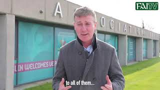 A message from Stephen Kenny