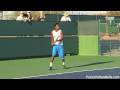 Gael Monfils hitting in High Definition