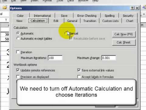 how to locate a circular reference in excel