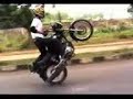 SAHIL ANAND a.k.a TIGER showing sum long wheelie of 2.5 km