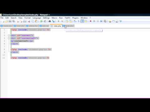 Come creare un template con PHP, CSS e XHTML Immagine anteprima YouTube