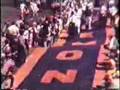 Tigers run down The Hill in the 1960s. ...