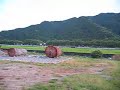 どんべいの古里、高知県東洋町の前町長が、日本で始めて高レベル放射性廃棄物の最終処 分地に名乗り出た。反対派候補が、町長選で当選。その拠点が、昼寝里野根。そのオーナ ーが、町議で、郷土史研究家の原田英祐氏。 (続き) (一部表示)