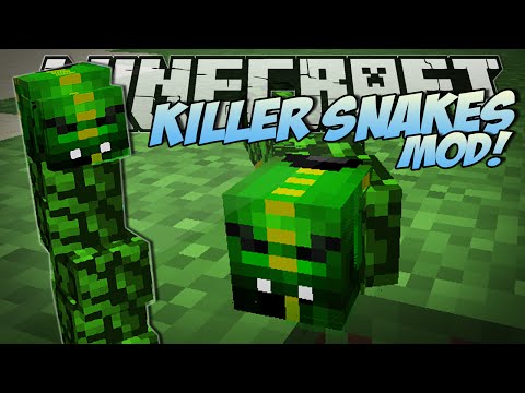 Minecraft | KILLER SNAKES MOD (Become a Snake Charmer!) | Mod Showcase