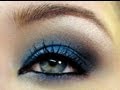 Blue Velvet Smoke Makeup Tutorial