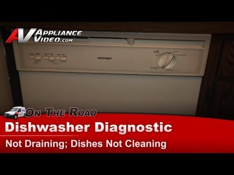 how to drain hotpoint dishwasher