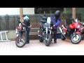 Buell XB-12　VS　YAMAHA　tricker　250cc　ライダーズカフェMACHⅢ