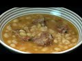 Video Receta de Cocina Alubias pochas con costilla