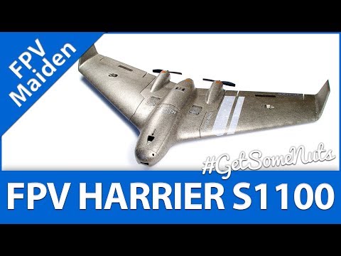 Reptile Harrier S1100 First FPV Flight & 🎤Commentary