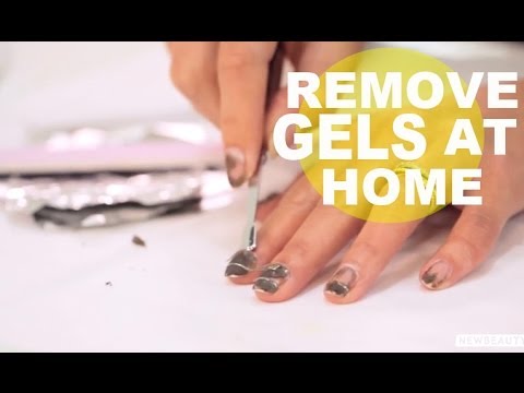 how to get rid of uv gel nails