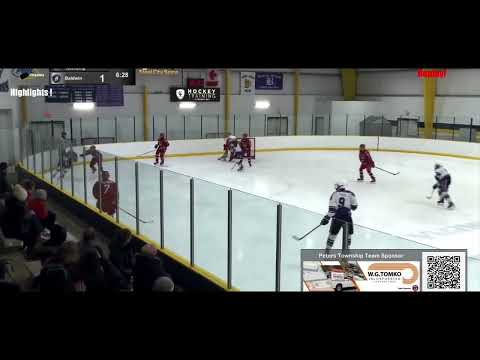 Ethan Williams, Goalie, Peters Twp Varsity AAA vs Baldwin Highlights 11/27/2023