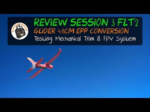 $4 Chuck Glider RC Conversion - Session 3 Test Flight 2 - It\'s Fast ;-)