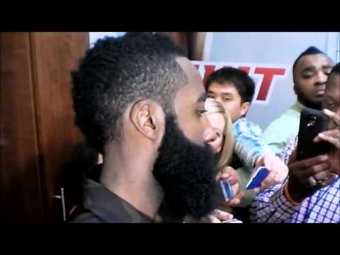 James Harden after dropping 32 in a win over Dallas