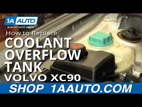 How To Install Replace Radiator Coolant Overflow Bottle Tank Volvo XC90 03-12 1AAuto.com