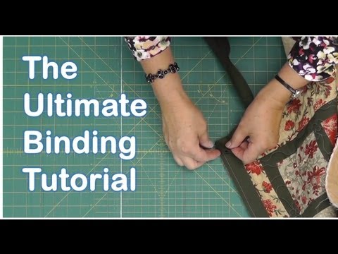 how to attach the binding to a quilt