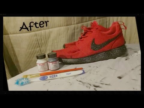 how to dye running shoes