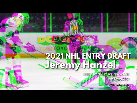 2021 NHL Draft | Jeremy Hanzel (#4) Shift by Shift vs. Spokane, May 9, 2021