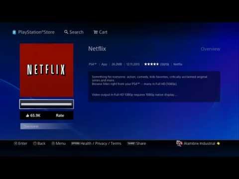 how to netflix on ps4