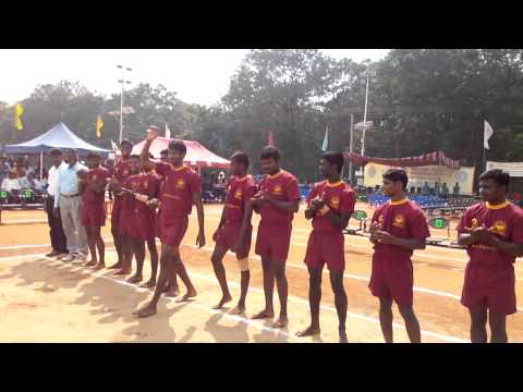 SOUTH ZONE INTER UNIVERSITY KABADDI (MEN) TOURNAMENT 2013 - 14.