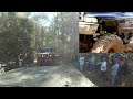 GOIN DEEP CREEK CROSSING!! HUGE DODGE DIESEL & BIG BLOCK CHEVY on 54" BOGGERS!