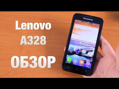 Обзор Lenovo A328 (black)