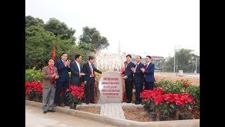 Gắn biển công trình Đường nội thị và quy hoạch khu dân cư tổ 30, khu 8, phường Quang Trung