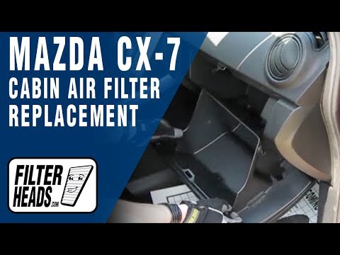 Cabin air filter replacement- Mazda CX-7