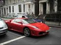Ferrari F430 accelerates