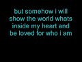 lyrics to chirstina aguilera reflection