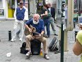 Brussels street singer Brussels street singer