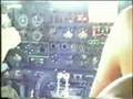Видео из кабины самолёта (cockpit view, about Yekaterinburg)