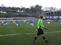Jamie Milligan free kick at Leek Town Jamie Milligan free kick at Leek Town