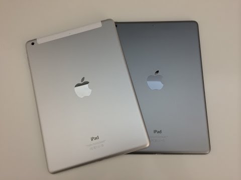 Apple iPad Air Unboxing - Space Grey & White Silver