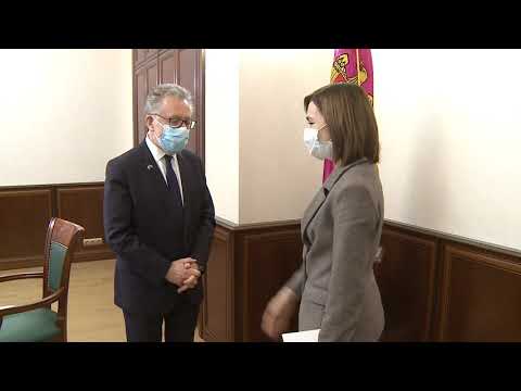 Președintele Republicii Moldova, Maia Sandu, a avut o întrevedere cu ES Pascal Le Deunff, Ambasadorul Republicii Franceze
