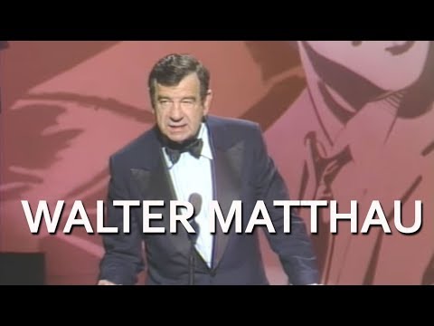 Lemmon - Walter Mathau at the 1988 AFI Life Achievement Award: A Tribute To Jack Lemmon. CONNECT WITH AFI: http://facebook.com/AmericanFilmInstitute http://twitter.co...