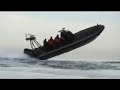 The fastest military RIB built by Hurricane -- 900 horsepower, 60+ knots, 11-meters in length.