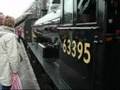 BR steam loco - Q6 63395 departs Grosmont, NYMR, 15-Mar-2008