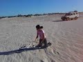 Sandboarding in Lancelin Western Australia