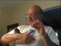 Patrick Lockyer hand feeding Bernie Blue Jay Patrick Lockyer hand feeding Bernie Blue Jay