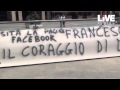 Cartelloni al Tribunale, Carbone: "Chiedo l'avocazione delle denunce"