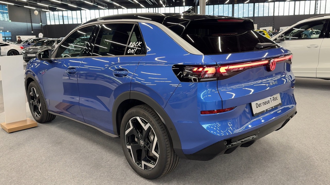 VOLKSWAGEN T-ROC R-Line 2026 - walkaround & PRICE (BLUE color)